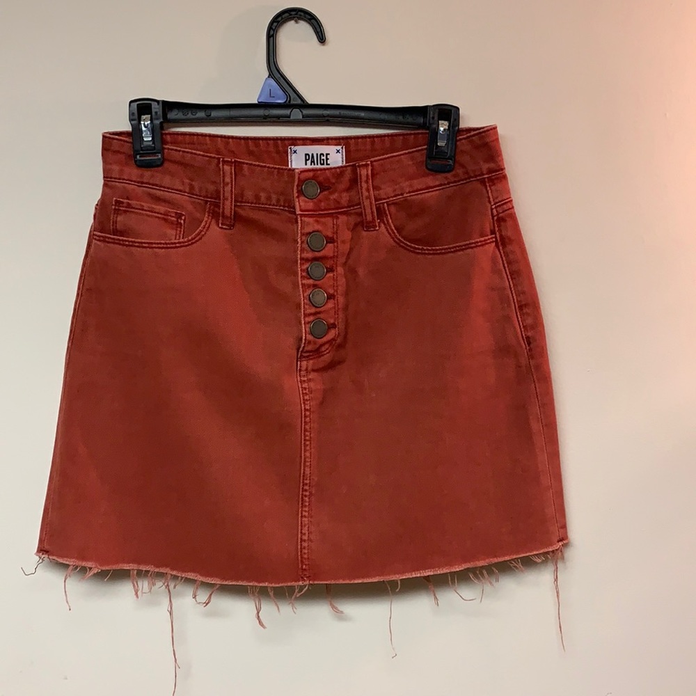 PAIGE denim skirt